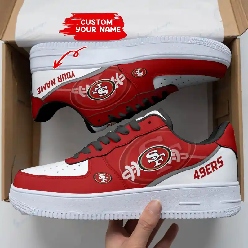 San Francisco 49ers Personalized AF1 Shoes