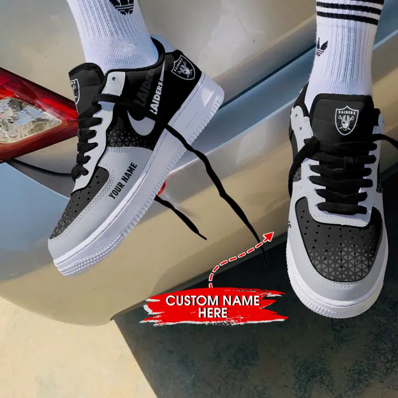 Las Vegas Raiders Personalized AF1 Shoes