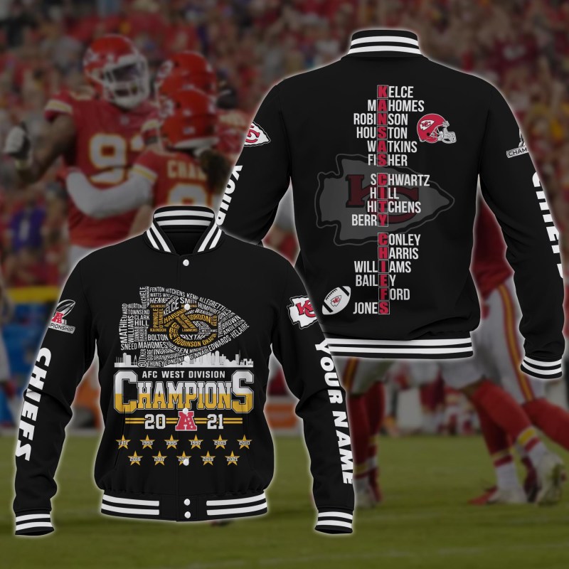 Kansas City Chiefs Champions Baseball Jacket