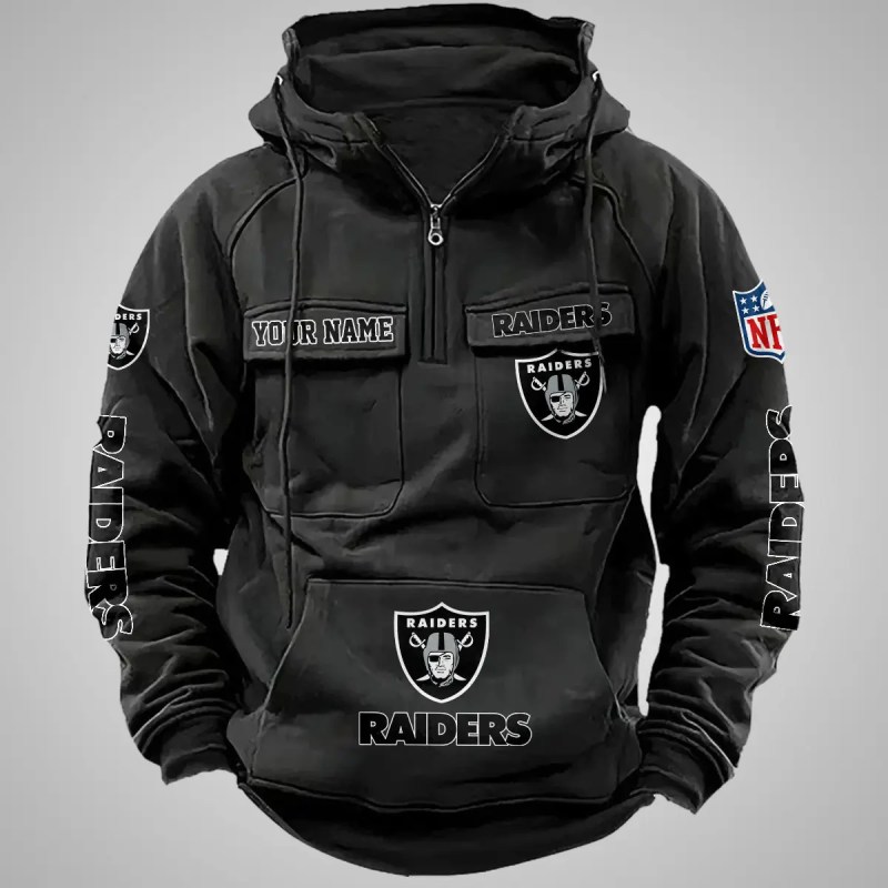 Multi-Pockets Zip Hoodie