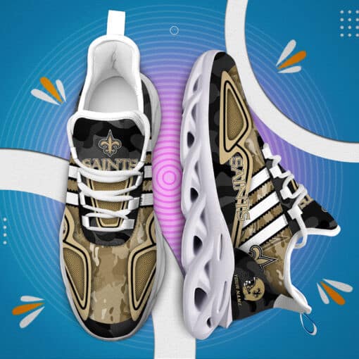 New Orleans Saints Personalized Yezy Running Sneakers