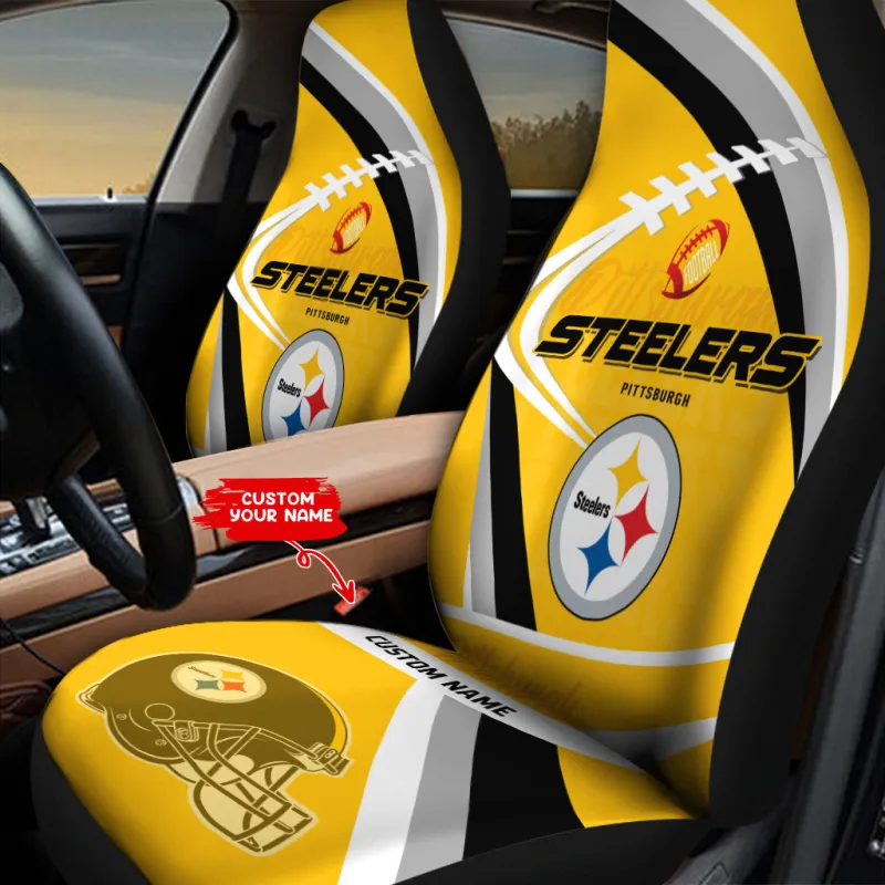 Pittsburgh Steelers Personalized Car Seat Covers