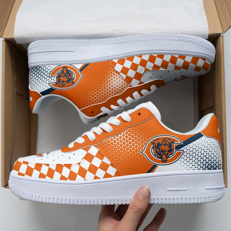 Chicago Bears AF1 Shoes - Detailed View