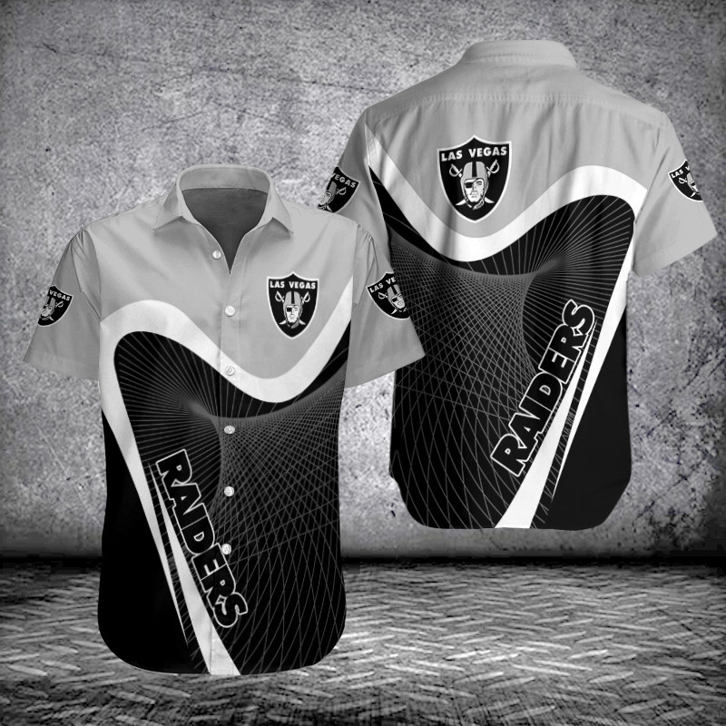 Sizing Chart for Las Vegas Raiders Button Shirts BG31