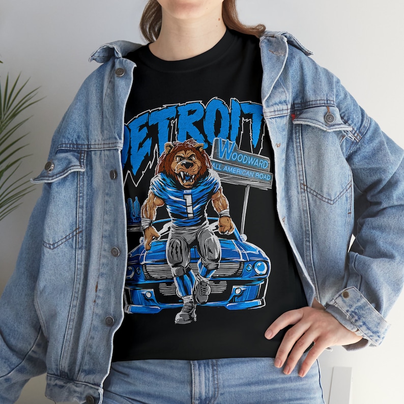 Detroit Lions Unisex T-Shirt Side View