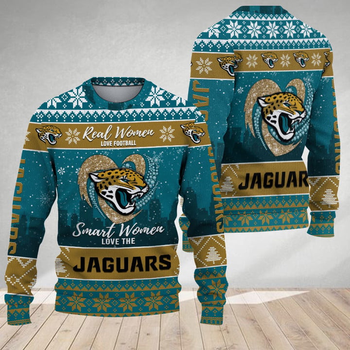 Jacksonville Jaguars Woolen Sweater - Back View