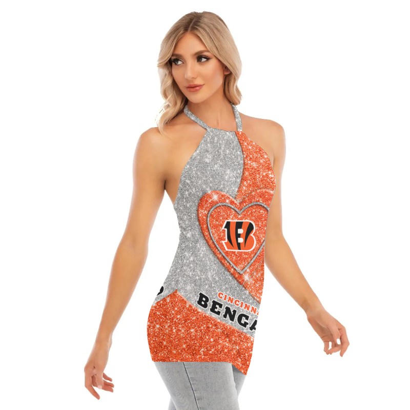 Cincinnati Bengals Women's Tie Back Top