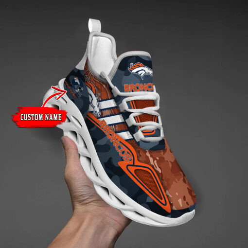 Denver Broncos Personalized Yezy Running Sneakers 1