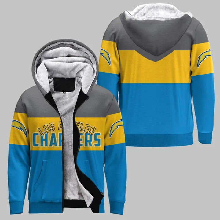 Los Angeles Chargers Extreme Fleece 3D Hoodie