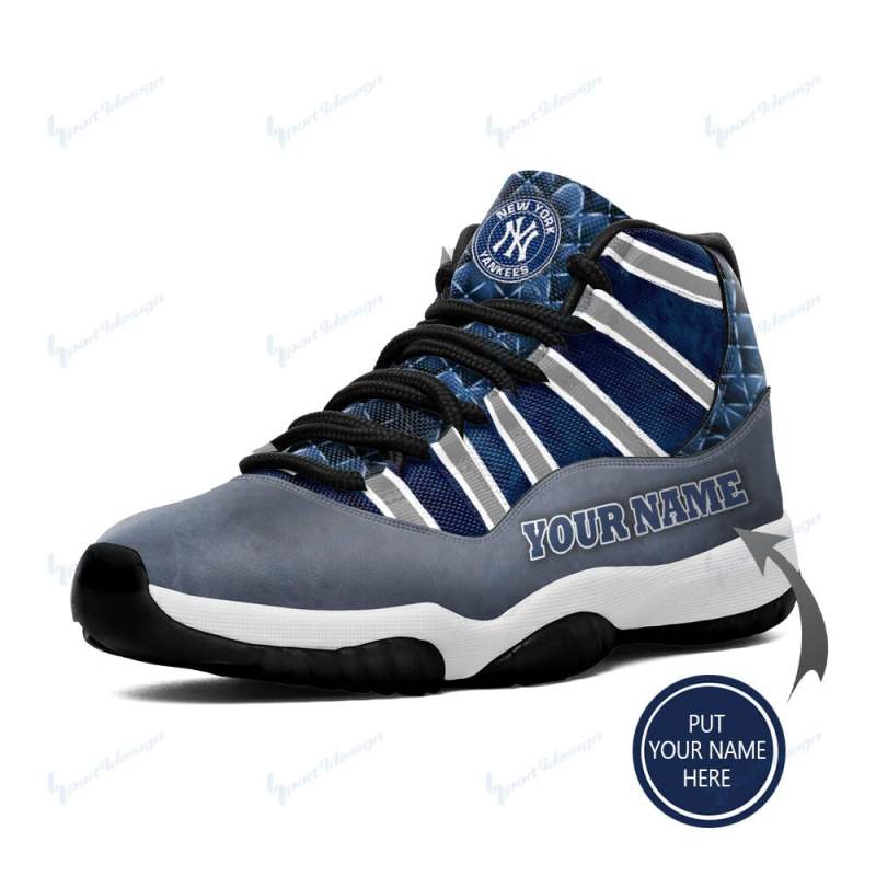 New York Yankees Personalized AJD11 Sneakers Image 2
