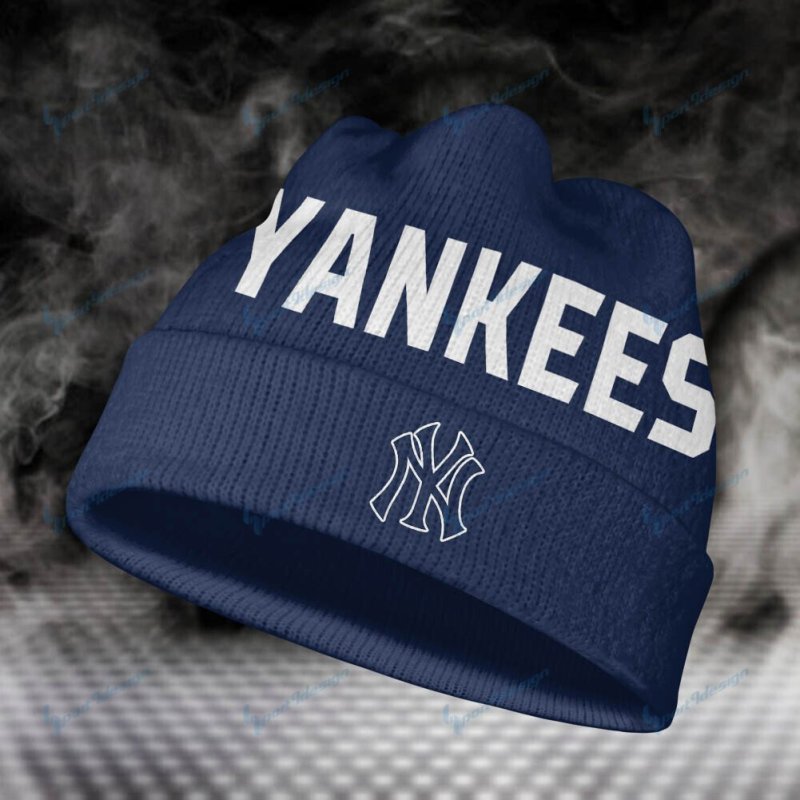New York Yankees Wool Beanie 8 Image 1