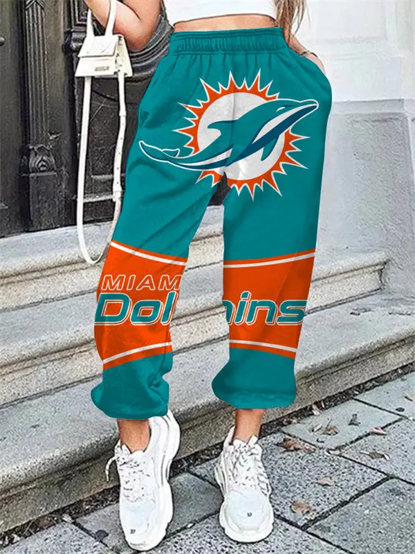 Miami Dolphins 3D Printed Pocket Sweatpants
