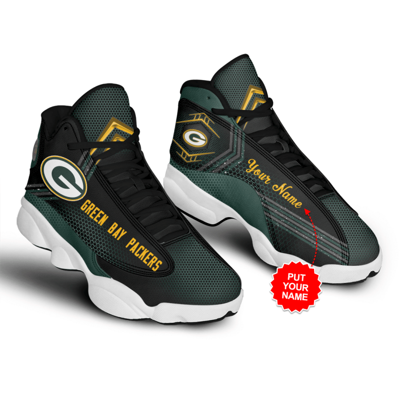 Green Bay Packers AJD13 Sneakers - Side View