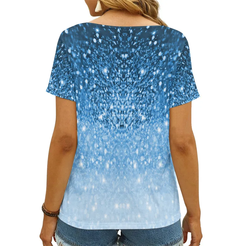Detroit Lions Women's V-neck T-shirt - Stylish Look