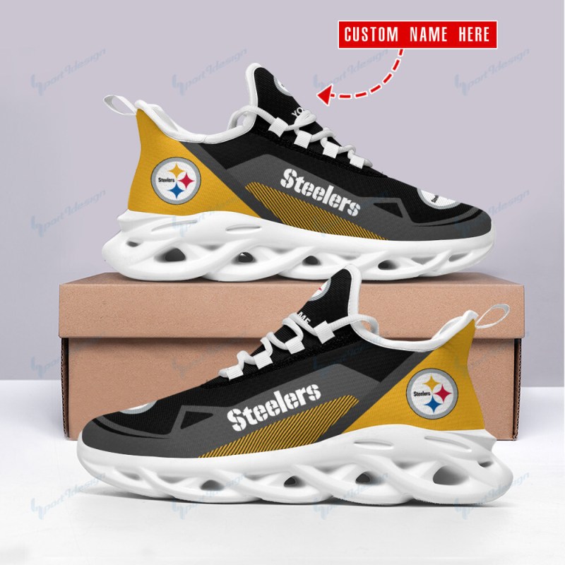 Pittsburgh Steelers Personalized Yezy Running Sneakers