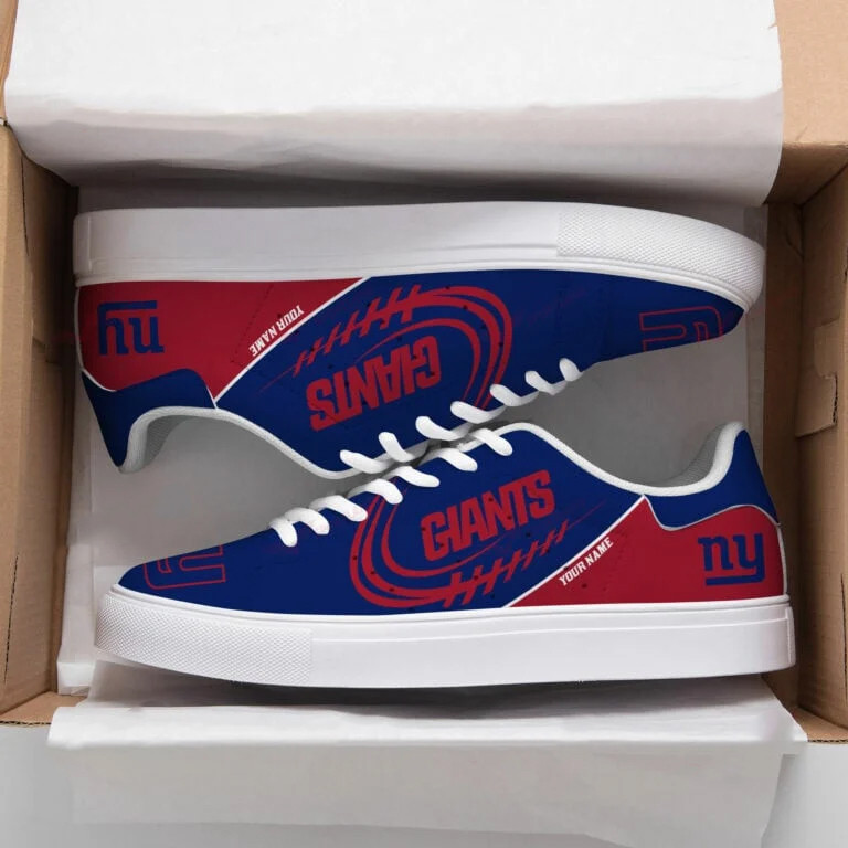 Personalized New York Giants Custom Sneakers