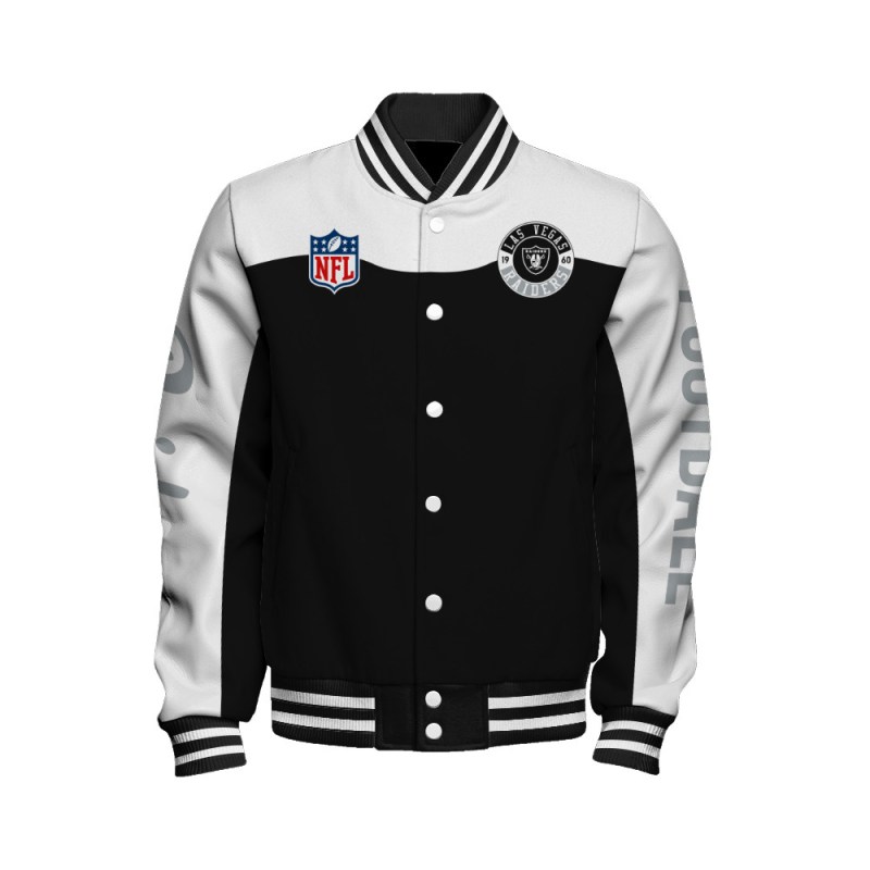 Las Vegas Raiders Jacket Front