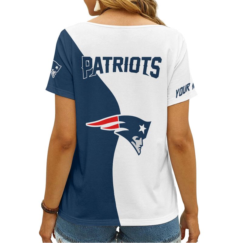 New England Patriots V-neck T-shirt
