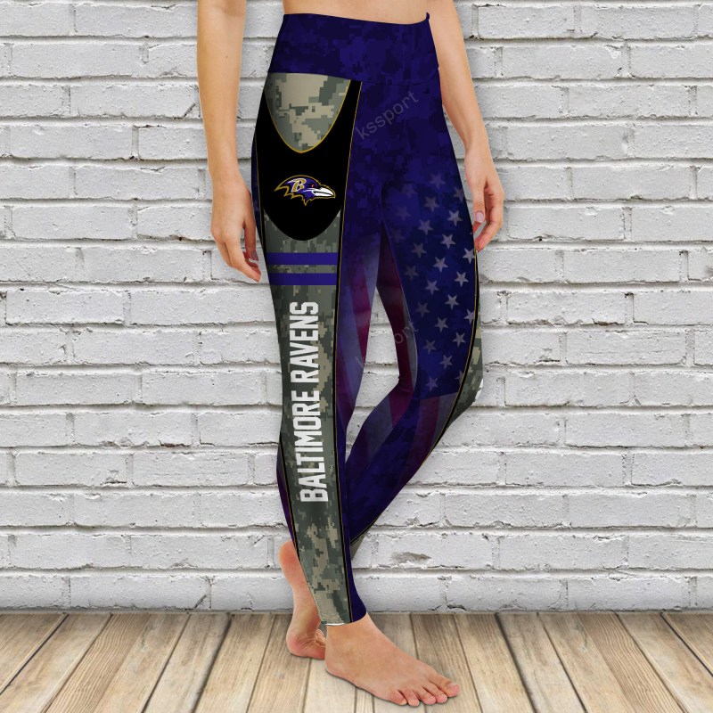 Baltimore Ravens Fan Leggings and Hoodie