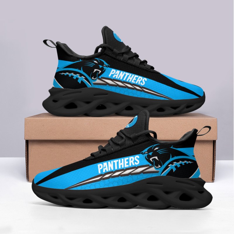 Carolina Panthers Yezy Running Sneakers