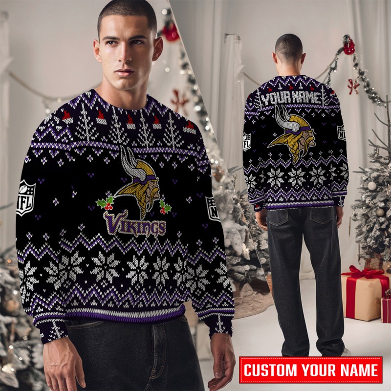 Minnesota Vikings Sweater Studio Image