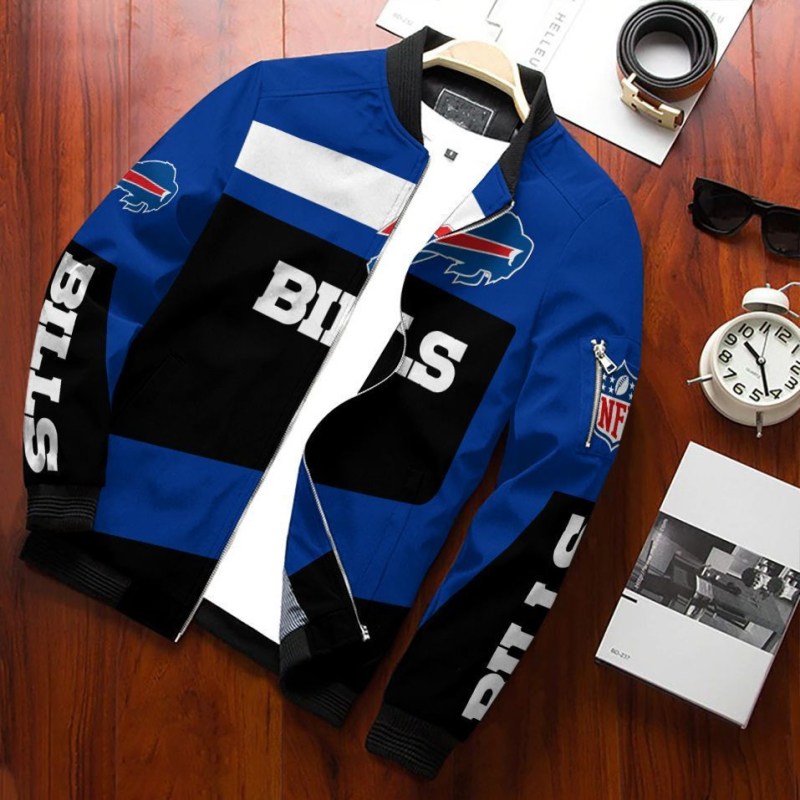 Buffalo Bills Bomber Jacket Front