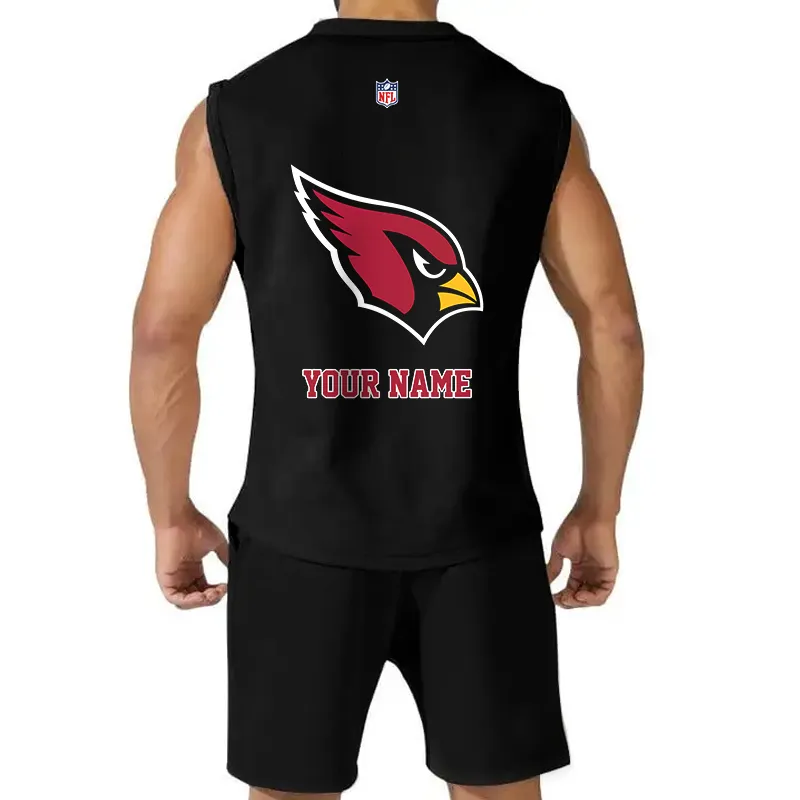 Arizona Cardinals Jersey Tank Top and Shorts Image 2
