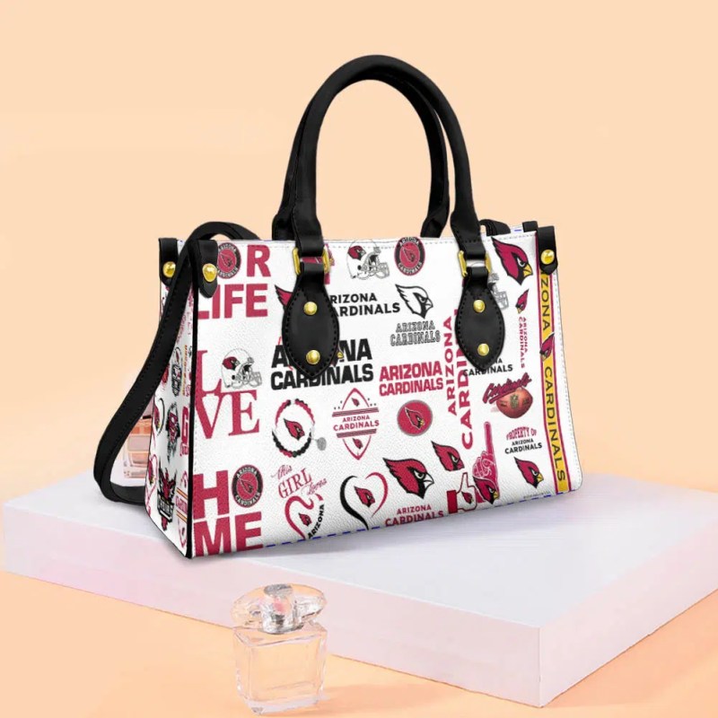 Arizona Cardinals Leather Hand Bag