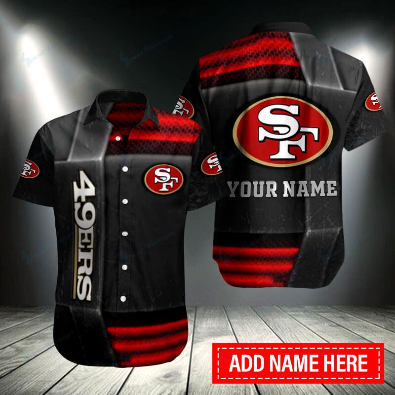 Sizing Chart for San Francisco 49ers Personalized Button Shirt BB044