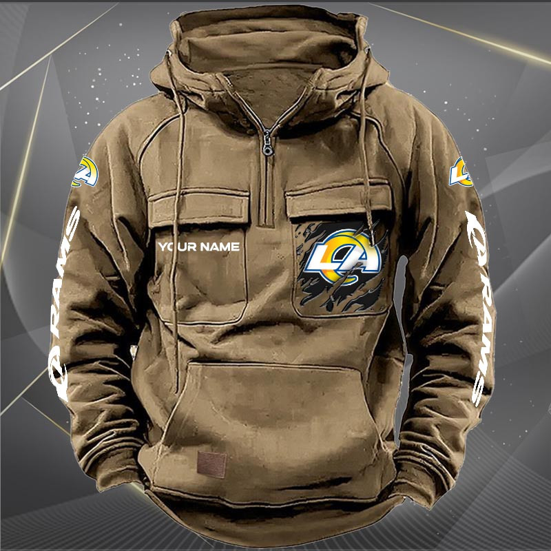 Los Angeles Rams Hoodie Back View
