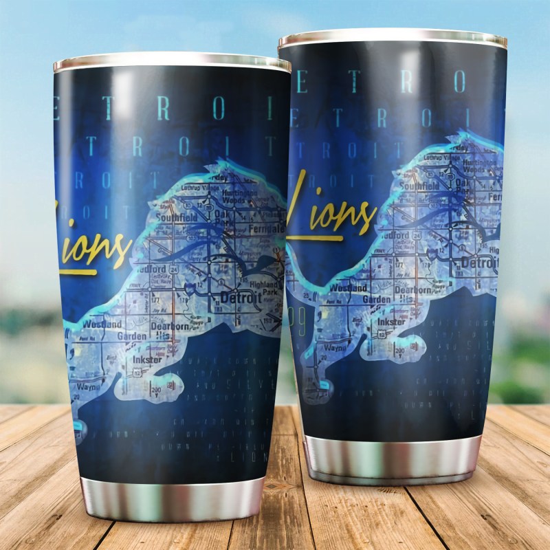 Detroit Lions 40 Oz Tumbler