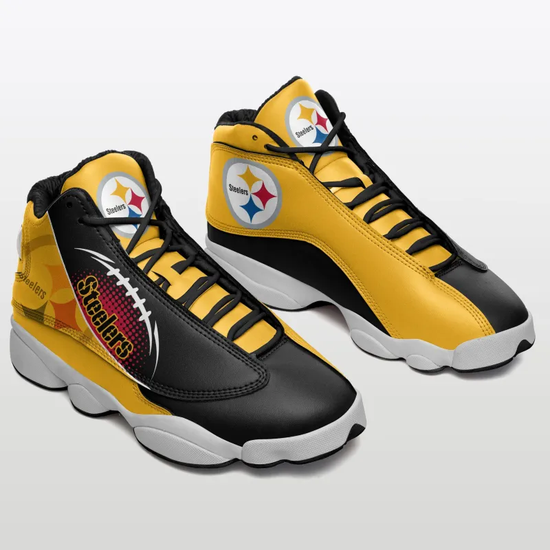 Pittsburgh Steelers Sneakers Side View