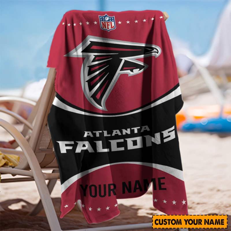 Atlanta Falcons Personalized Limited Edition Beach Towel