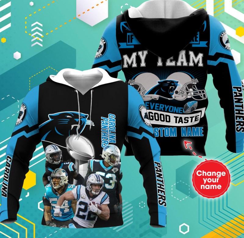Carolina Panthers Personalized Ugly Christmas Sweater