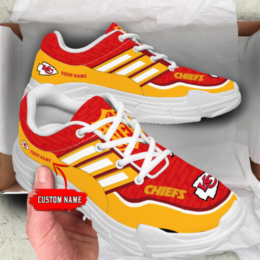 Kansas City Chiefs Personalized Chunky Sneakers
