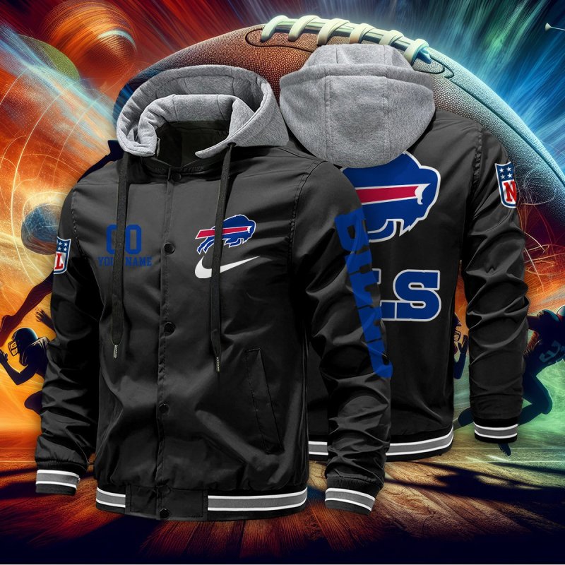 Buffalo Bills Personalized Baseball Jacket