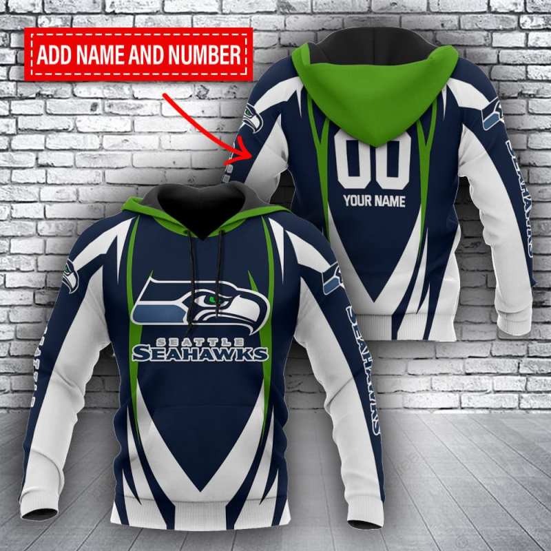 Seattle Seahawks Personalized Hoodie