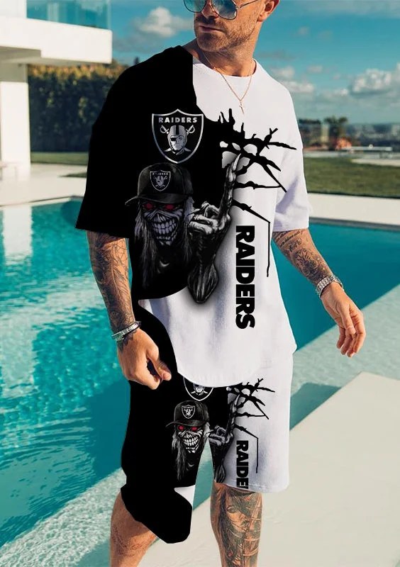 Las Vegas Raiders T-shirt and Shorts