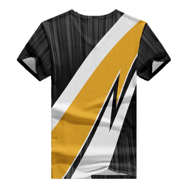 Pittsburgh Steelers V-neck Women T-shirt - Back View