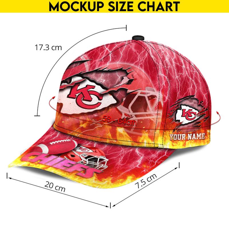 Kansas City Chiefs Classic Cap Side View