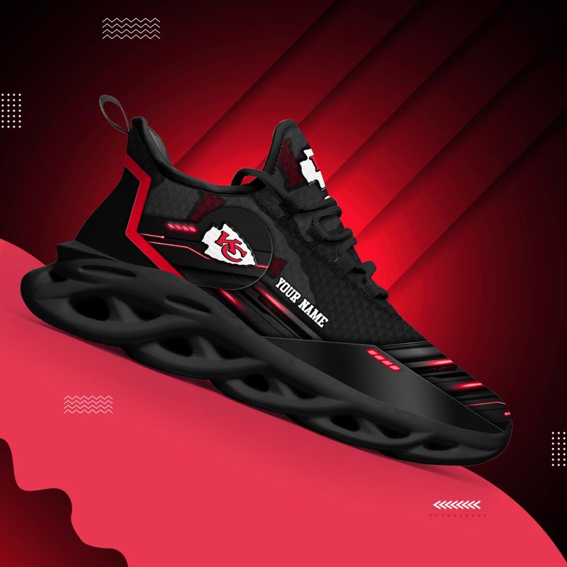 Kansas City Chiefs Sneakers Side View