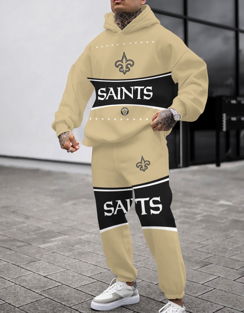 New Orleans Saints Hoodie and Sweatpants
