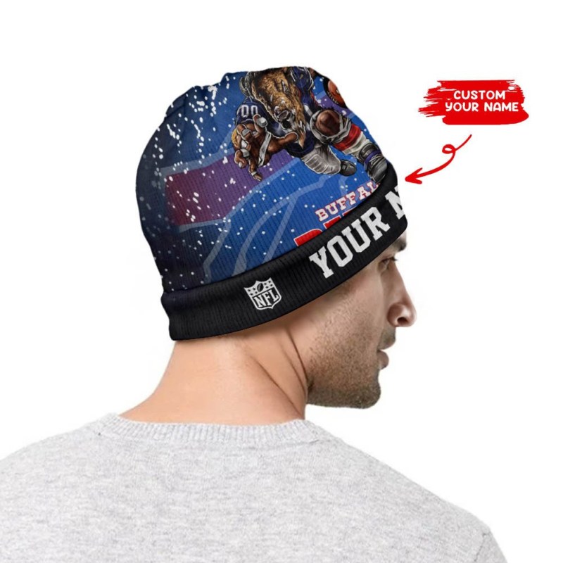 Buffalo Bills Personalized Wool Beanie