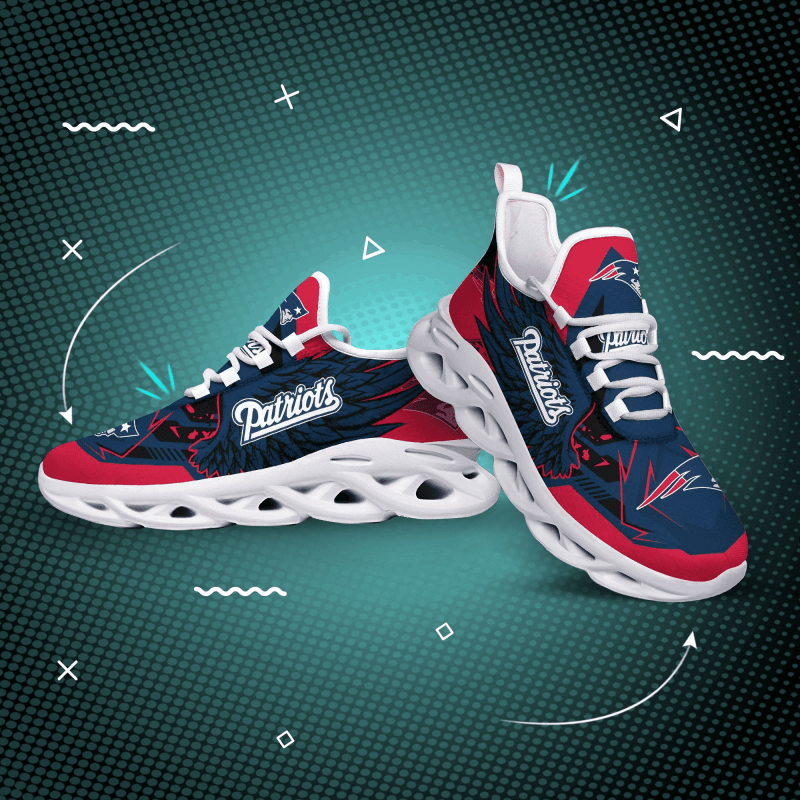 New England Patriots Yezy Running Sneakers