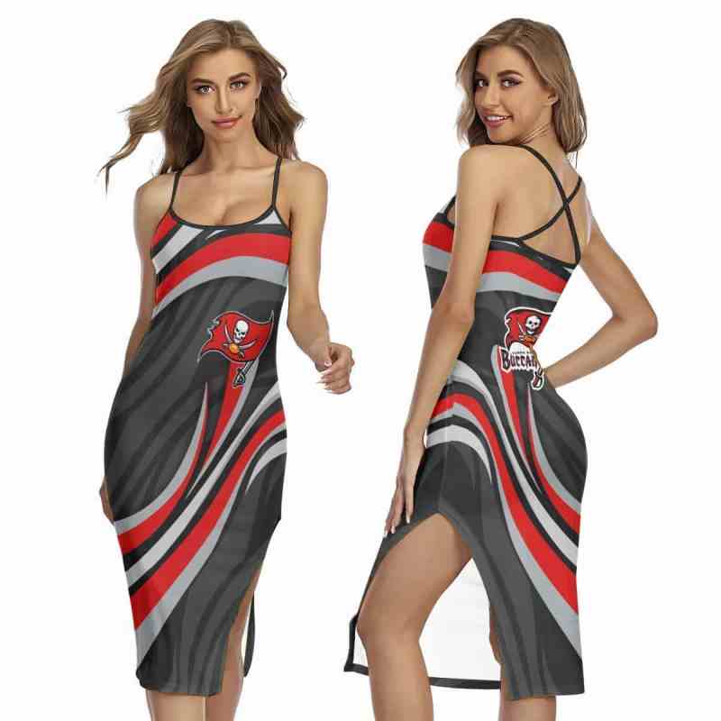 Tampa Bay Buccaneers Women's Back Cross Cami Dress