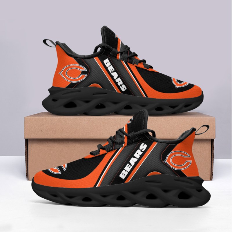 Chicago Bears Yezy Running Sneakers Display