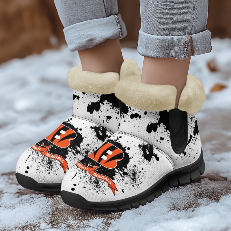 Cincinnati Bengals Comfy Winter Snow Boots Image 3