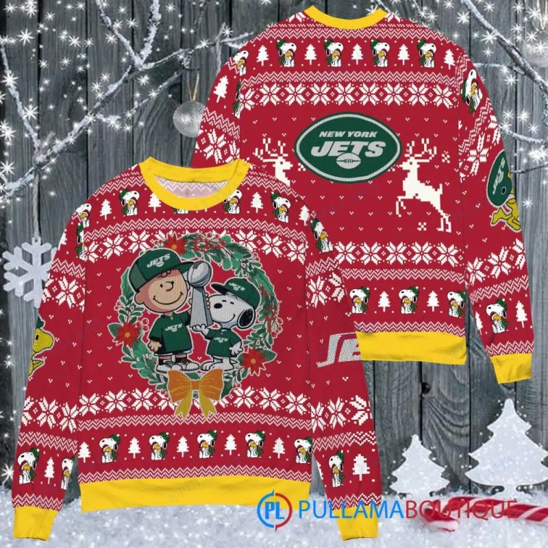 New York Jets Premium Ugly Christmas Sweater