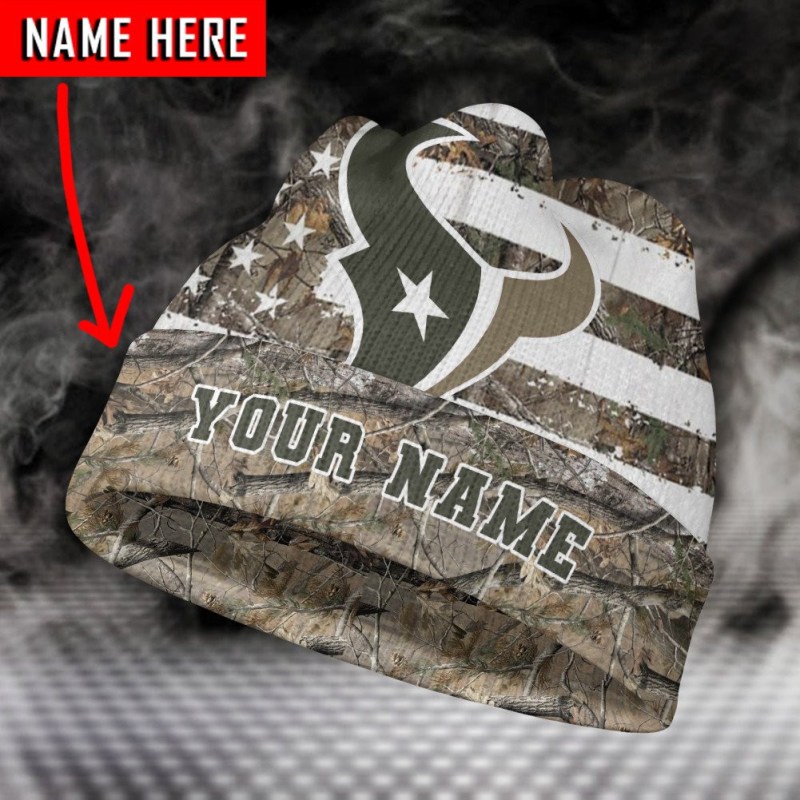 Houston Texans Personalized Wool Beanie
