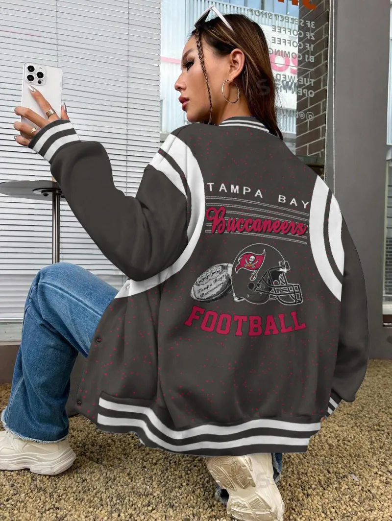 Tampa Bay Buccaneers Varsity Jacket Back View
